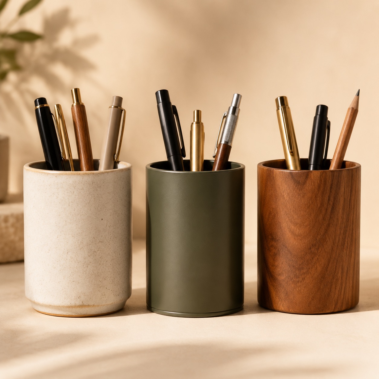 Stylish Pen Holder Trio